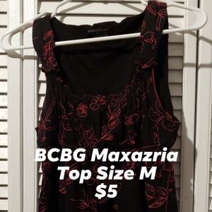 BCBG womens top sleeveless